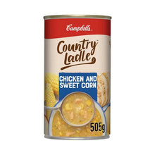 CAMPBELLS COUNTRY LADLE SOUP CHICKEN SWEETCORN