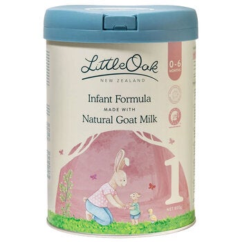 LittleOak Natural Goat Milk Toddler Milk With Olive Oil Stage 1 6 x 800g