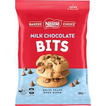 Nestle Bakers' Choice Milk Choc Bits 200g