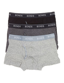 Guyfront Trunk 3 Pack in Grey