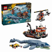 LEGO Jurassic World Mosasaurus Dinosaur Boat Attack 77983