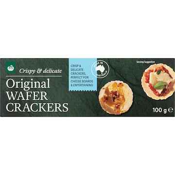 Woolworths Original Wafer Crackers 100g