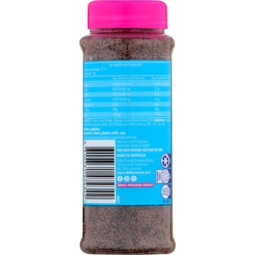 Dollar Sweets Choclettes Sprinkles Jar 115g