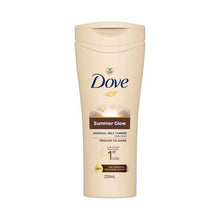 DOVE SUMMER GLOW GRADUAL SELF TANNER BODY LOTION MEDIUM TO DARK 250ML