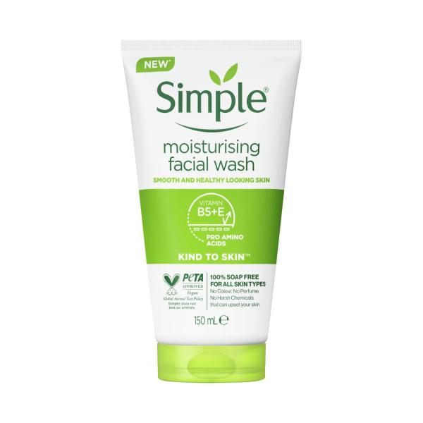 SIMPLE MOISTURISING FACIAL WASH KIND TO SKIN 150ML