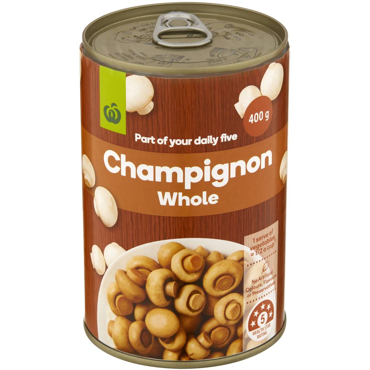 Woolworths Champignon Whole 400g