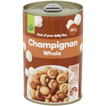 Woolworths Champignon Whole 400g