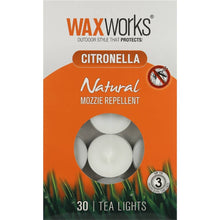 Waxworks Citronella Tea Light Candle 30 Pack