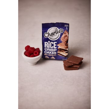 Charlie's Fine Food Co. Mini Rice Crisps Milk Chocolate 80g