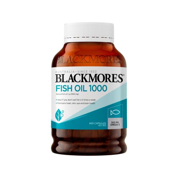 Fish Oil 1000mg Omega-3 Capsules