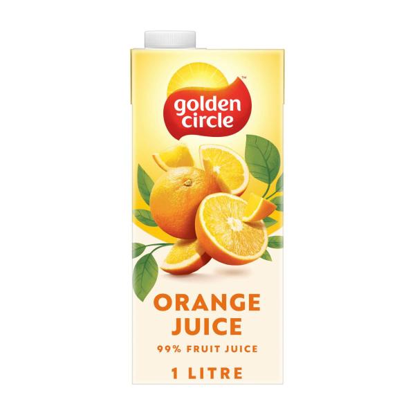 GOLDEN CIRCLE TETRA JUICE ORANGE:.:1 LITRE