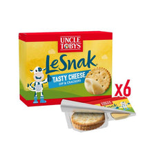 UNCLE TOBYS LE SNAK CHEESE DIP AND CRACKERS TASTY KIDS LUNCHBOX SNACK