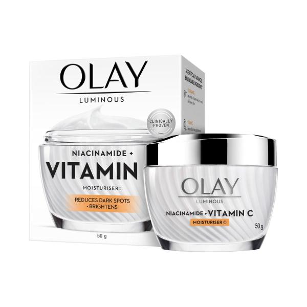 OLAY LUMINOUS NIACINAMIDE + VITAMIN C MOISTURISER