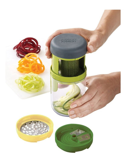 Spiro 3 in 1 Hand Held Spiralizer in Green/Yellow