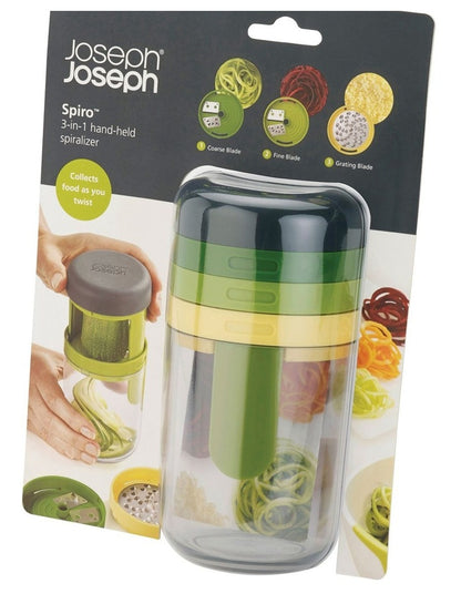 Spiro 3 in 1 Hand Held Spiralizer in Green/Yellow