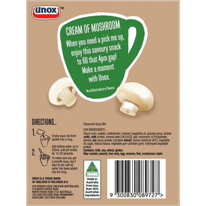 Unox Cream of Mushroom Soup In A Cup 2 pack