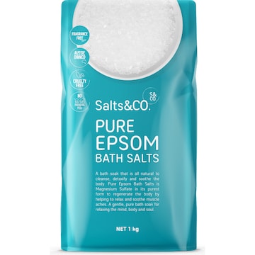 Salts & Co. Pure Epsom Bath Salts 1kg