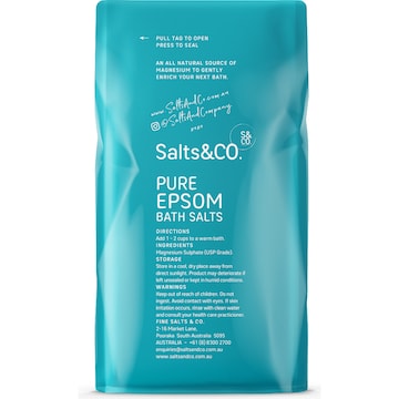 Salts & Co. Pure Epsom Bath Salts 1kg