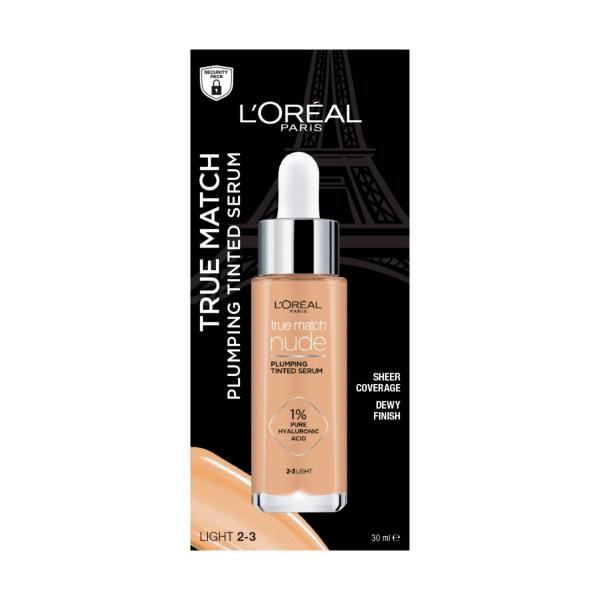 L'OREAL TRUE MATCH SERUM FOUNDATION LIGHT 2-3 30ML
