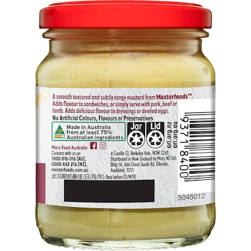 MasterFoods Dijon Mustard 170g