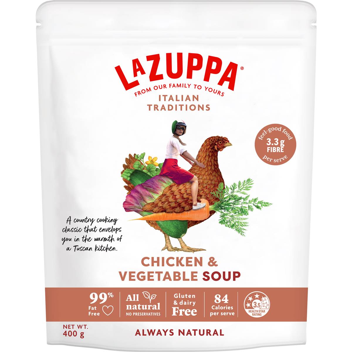 La Zuppa Soup Pouch Chicken & Vegetable 400g