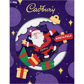 Cadbury Milk Chocolate Advent Calendar 90g