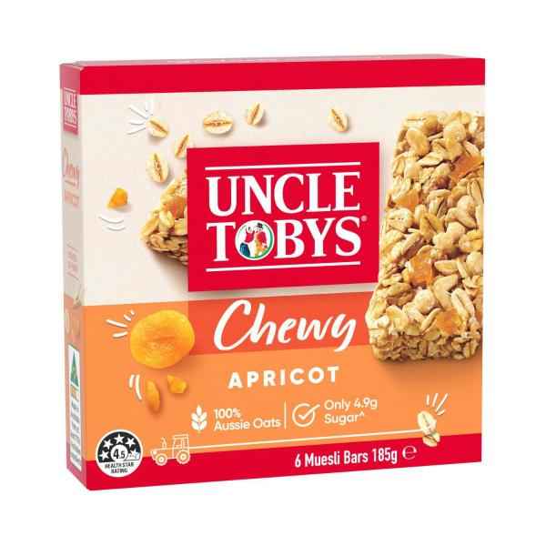 Chewy Apricot Muesli Bars School Lunchbox Snacks