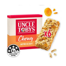 UNCLE TOBYS MUESLI BARS CHEWY APRICOT KIDS SCHOOL LUNCHBOX SNACKS