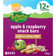 Rafferty's Garden Baby Snacks Apple & Raspberry Bars With Fruit 12+ Months 128g