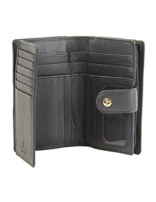 Bifold Rfid Wallet in Black