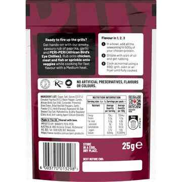 Nando's Peri Peri Rub Smokey BBQ Medium 25g