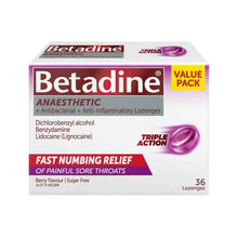 Sore Throat Lozenges Anaesthetic Berry