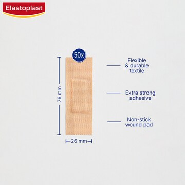 Elastoplast Extra Tough Waterproof Fabric Plasters 50 pack