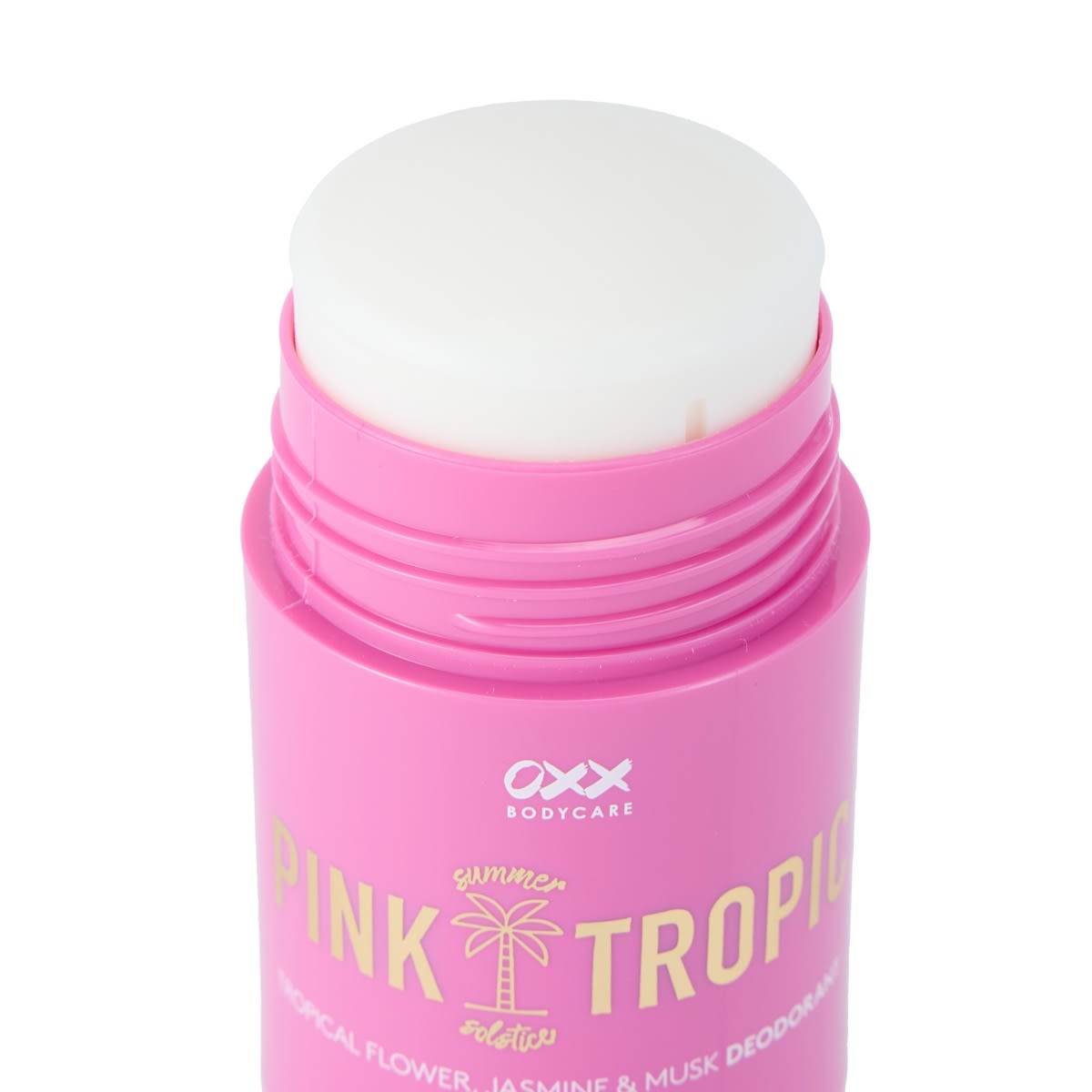 OXX Bodycare Pink Tropic Summer Solstice Deodorant 50g - Tropical Flower, Jasmine and Musk Scent