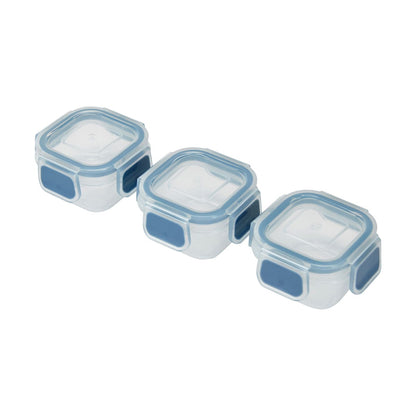 3 Pack 66ml Clip Containers