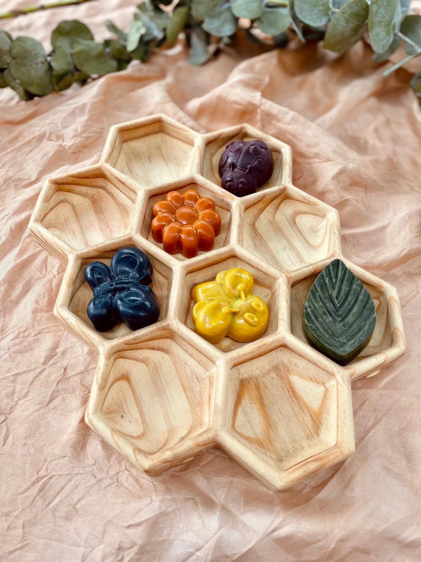 Beadiebug Large Wooden Trinket Tray Art and Craft for Kids 3yrs+