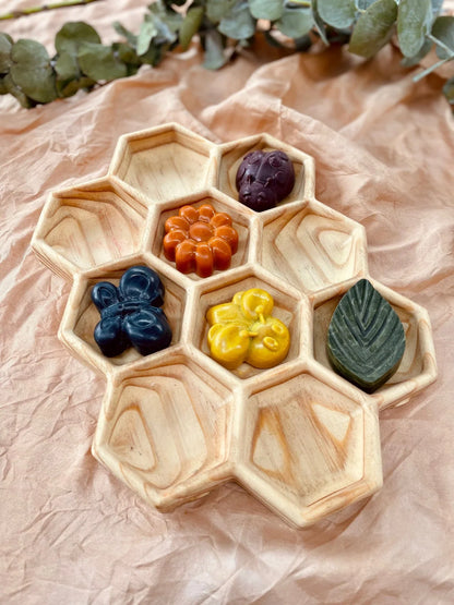 Beadiebug Large Wooden Trinket Tray Art and Craft for Kids 3yrs+