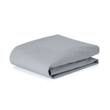 250 Thread Count Cotton Rich Fitted Sheet - Single Bed, Grey