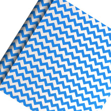 Creative Publishing by Hallmark Gift Wrapping Paper Roll - Blue & White Chevron