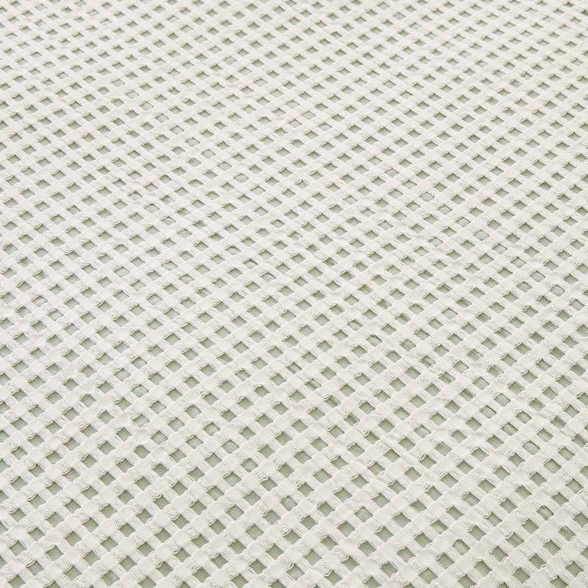 Dakota Cotton Quilt Cover Set - Super King Bed, Sage