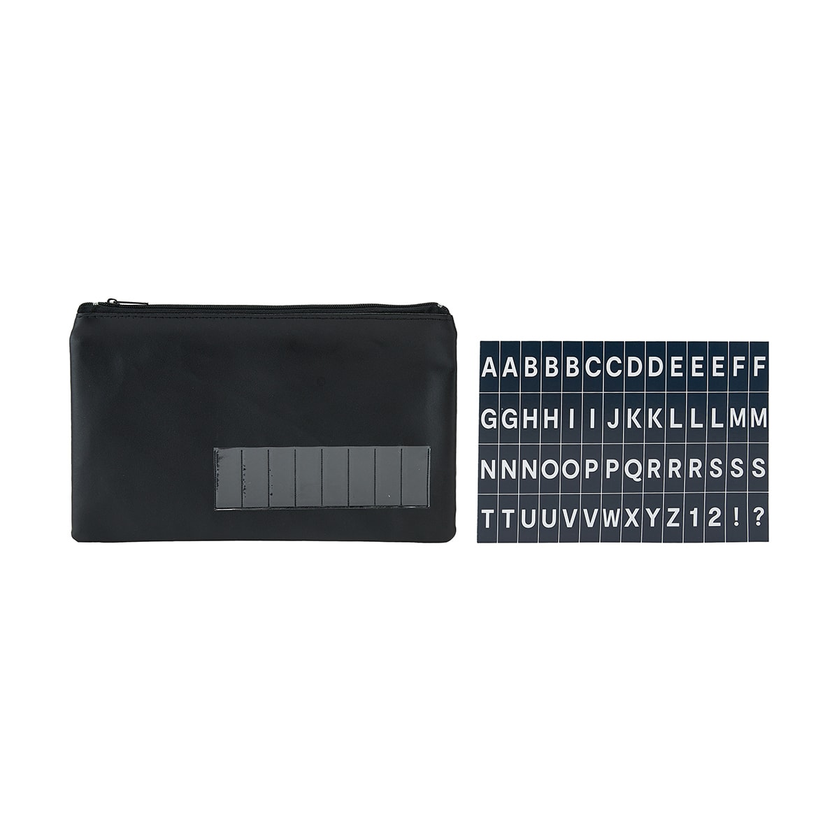 Small Name Pencil Case - Black