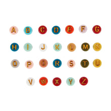Jewellery Making Beads - Opaque Alphabet