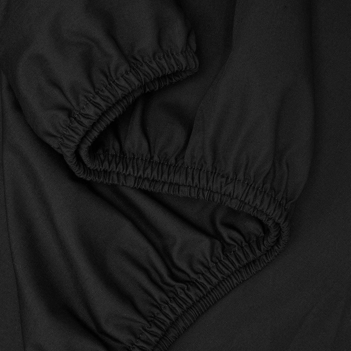 250 Thread Count Cotton Rich Fitted Sheet - Queen Bed, Black