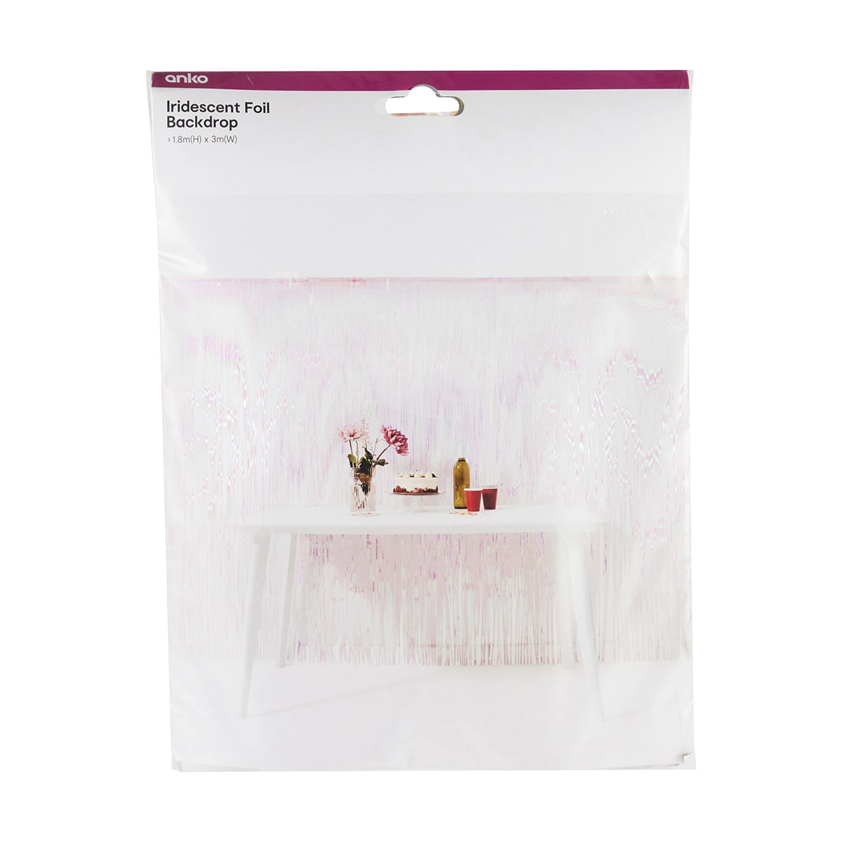 Iridescent Foil Backdrop