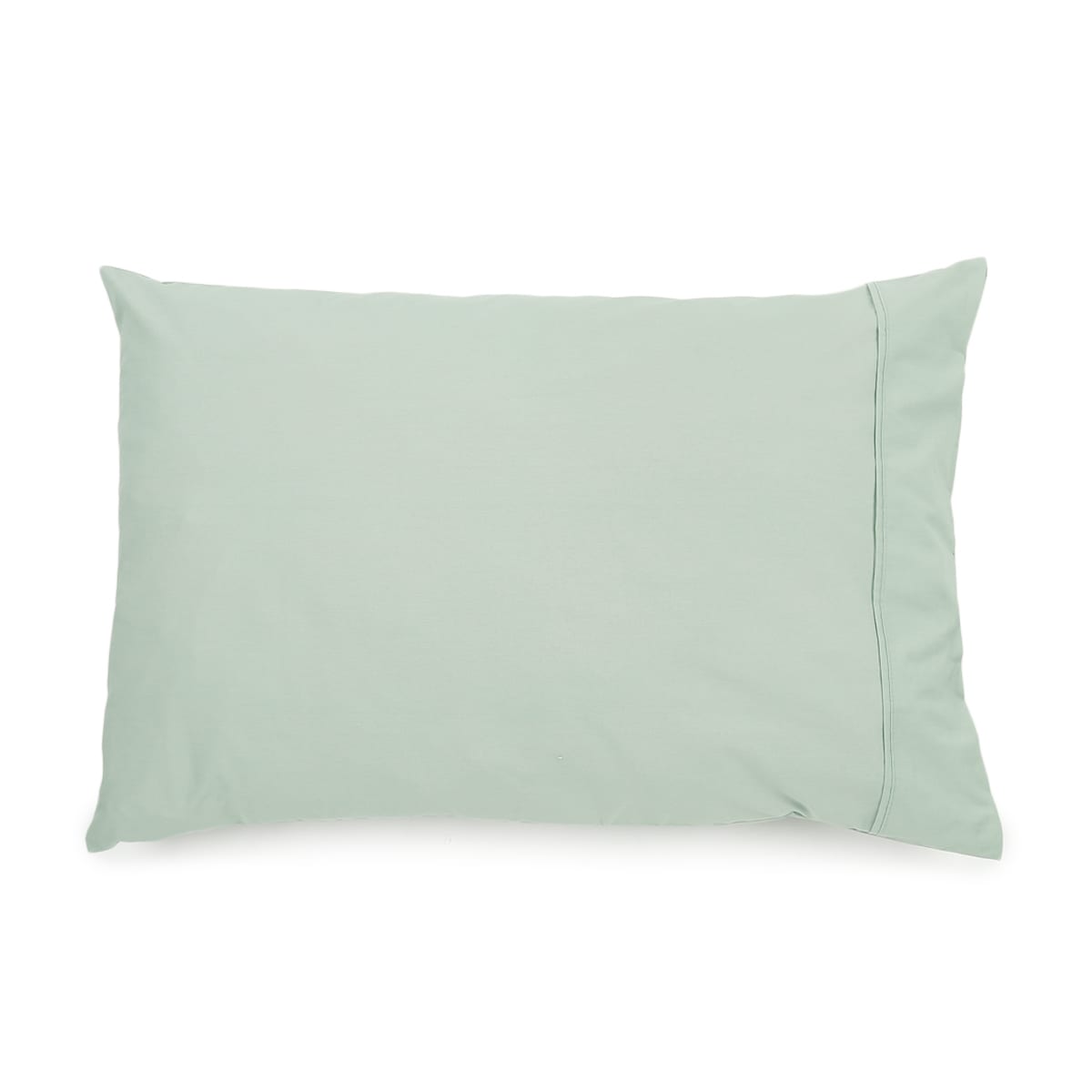 250 Thread Count Cotton Rich Standard Pillowcase - Eucalyptus