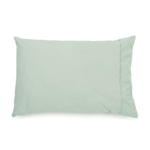 250 Thread Count Cotton Rich Standard Pillowcase - Eucalyptus