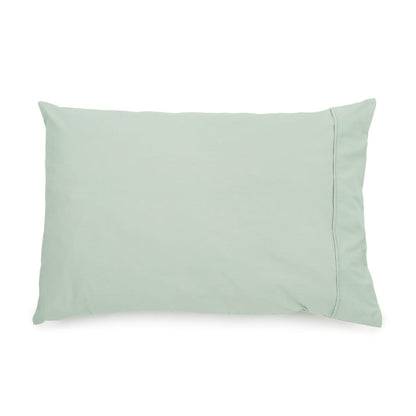 250 Thread Count Cotton Rich Standard Pillowcase - Eucalyptus