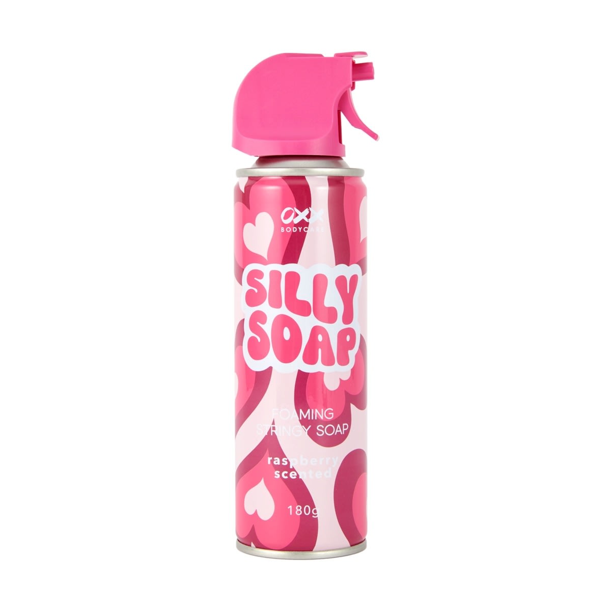 OXX Bodycare Silly Soap Foaming Stringy Soap 180g - Raspberry Scented