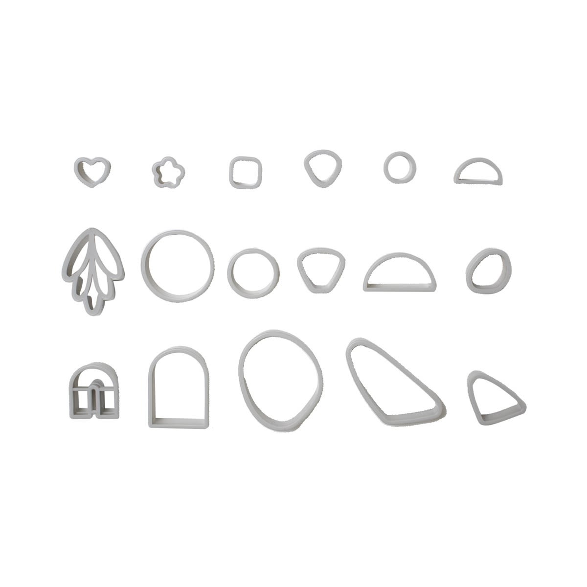 17 Piece Clay Cutters