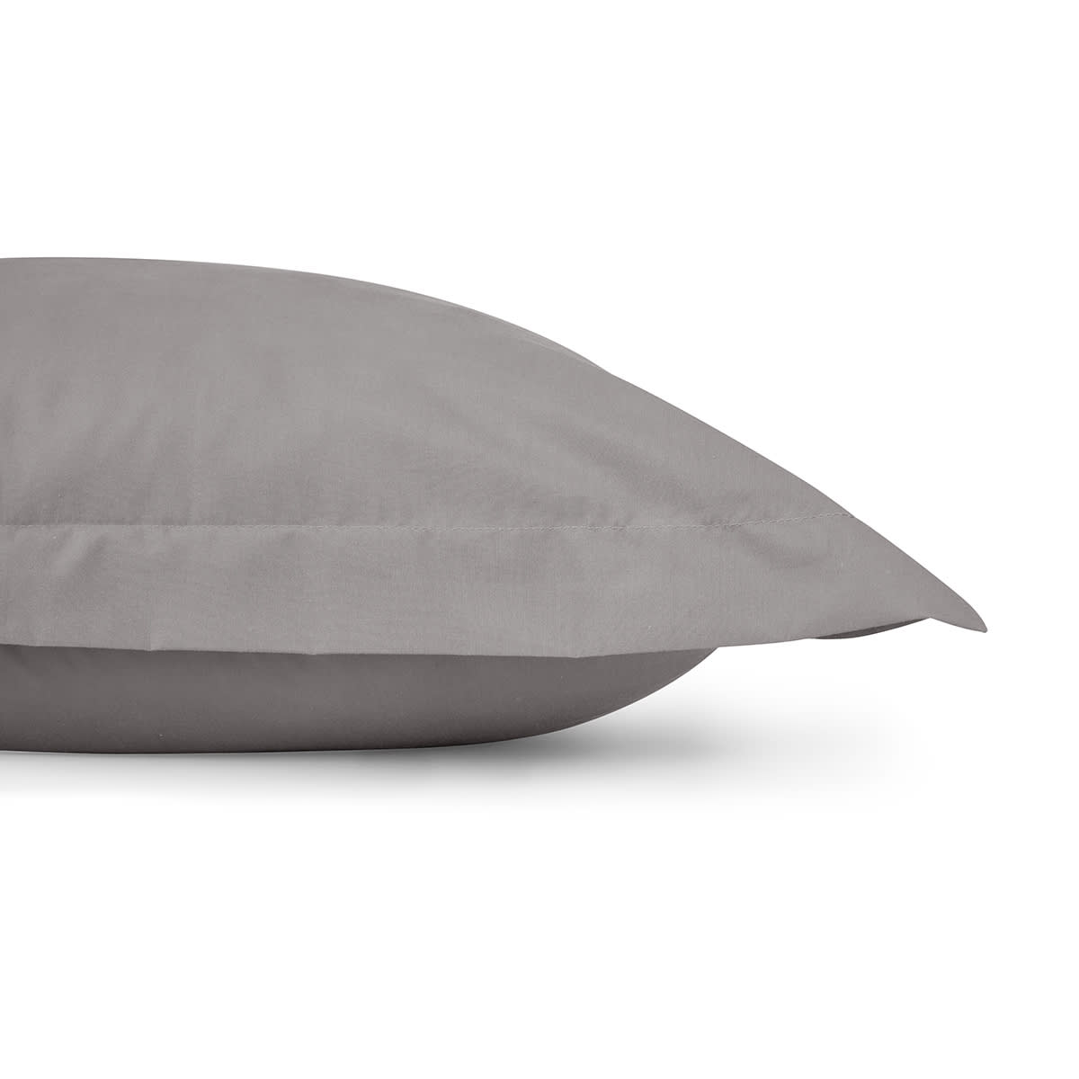 250 Thread Count Cotton Rich European Pillowcase - Grey